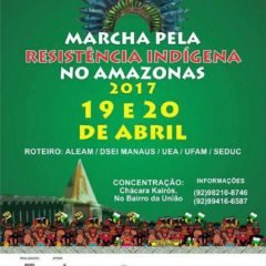 Marcha pela Resistência Indígena no Amazonas