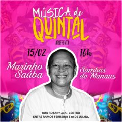 Música de Quintal edição de Carnaval com Marinho Saúba