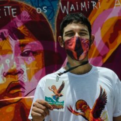 Raiz Campos reúne grafiteiros do AM e leva arte urbana para Presidente Figueiredo